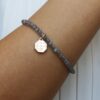 Labradorite small rounded bracelet