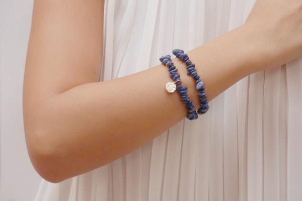 Lapis-Lazuli-chips-bracelet