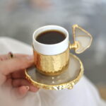 Turkish Coffee Agate Cup & Coaster